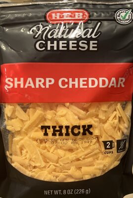 Sharp Cheddar Thick Shredded Cheese, Sharp Cheddar