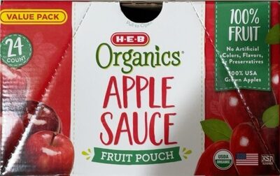Apple Sauce Fruit Pouch, Apple Sauce