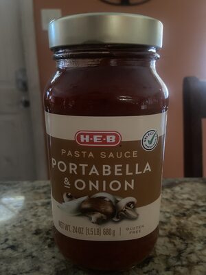 Portobello & Onion Pasta Sauce, Portobello & Onion