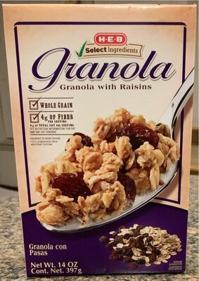 Granola With Raisins, Raisins