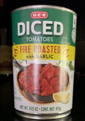 Fire Roasted Diced Tomatoes With Garlic, Fire Roasted With Garlic