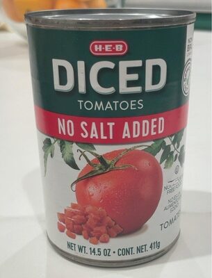 No Salt Added Diced Tomatoes, No Salt Added