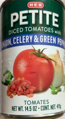 Petite Diced Tomatoes With Onion, Celery & Green Pepper, Onion, Celery & Green Pepper