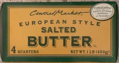 European Style Salted Butter, European Style Salted