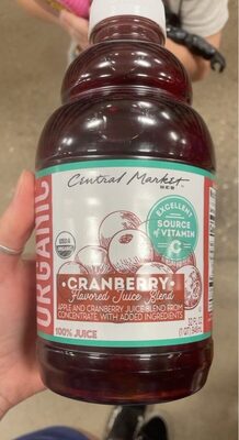 Cranberry Organic Apple And Cranberry Juice Blend, Cranberry