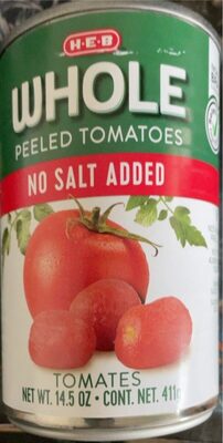 No Salt Added Whole Peeled Tomatoes, No Salt Added