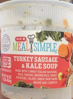 Turkey Sausage & Kale Soup, Turkey Sausage & Kale