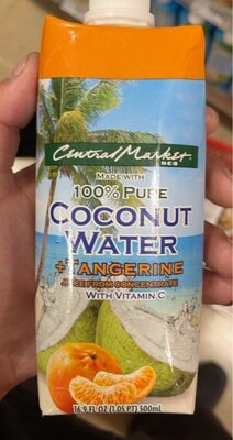 Coconut Water + Tangerine Juice, Tangerine