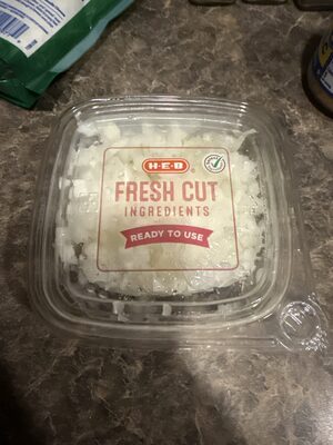 White Diced Onion, White