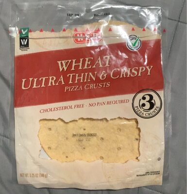 Wheat Ultra Thin & Crispy Pizza Crusts, Wheat
