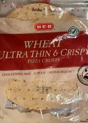 Wheat Ultra Thin & Crispy Pizza Crusts, Wheat
