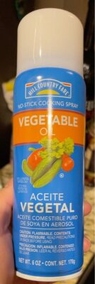 Vegetable Oil No-Stick Cooking Spray, Vegetable Oil