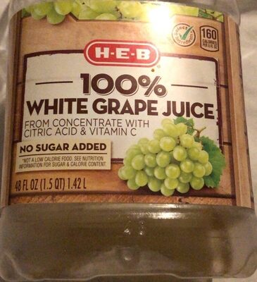 White Grape 100% Juice, White Grape
