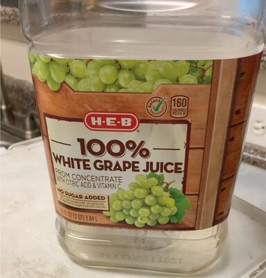 White Grape 100% Juice, White Grape