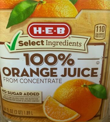 Orange 100% Juice, Orange