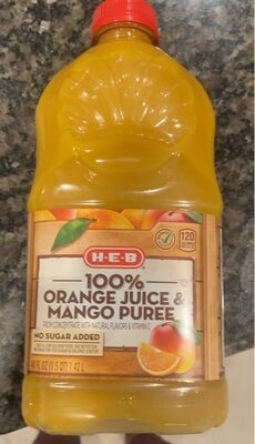 Orange & Mango 100% Juice & Puree, Orange & Mango