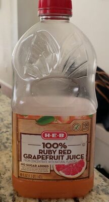Ruby Red Grapefruit 100% Juice, Ruby Red Grapefruit