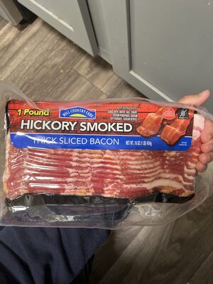 Hickory Smoked Thick Sliced Bacon, Hickory Smoked