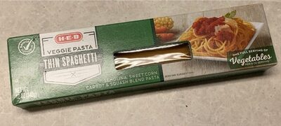 Veggie Pasta, Thin Spaghetti