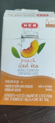 Peach Iced Tea Drink Mix To Go Packets, Peach Iced Tea