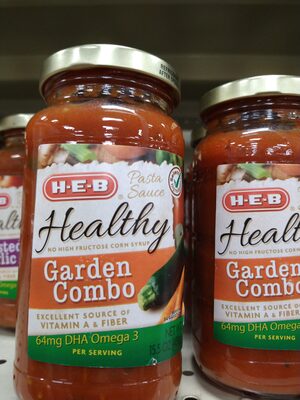 Garden Combo Healthy Pasta Sauce, Garden Combo