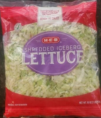 Iceberg Shredded Lettuce, Iceberg