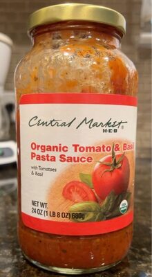Tomato & Basil Organic Pasta Sauce, Tomato & Basil