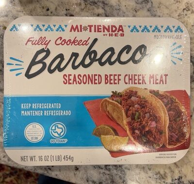 Barbacoa Seasoned Beef Cheek Meat, Barbacoa