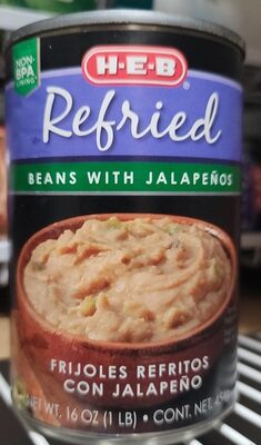 Refried Beans With Jalapenos, Jalapenos