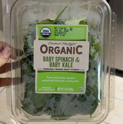 Organic Baby Spinach & Baby Kale
