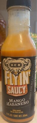 Mango Habanero Flyin' Saucy Wing Sauce, Mango Habanero