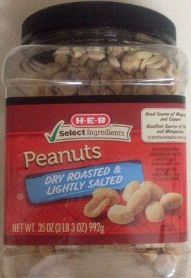 Dry Roasted & Lightly Salted Peanuts, Dry Roasted & Lightly Salted