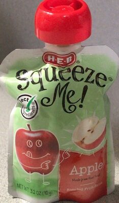 Apple Squeeze Me! Blended Fruit Sauce Pouches, Apple