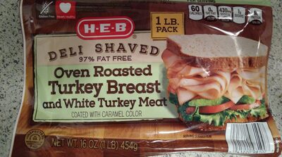 Oven Roasted Deli Shaved Turkey Breast And White Turkey Meat, Oven Roasted
