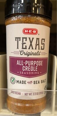 Texas Originals, All-Purpose Creole Seasoning Spice Blend, All-Purpose Creole