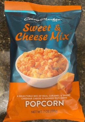 Popcorn, Real Caramel & Savory Cheddar Cheese