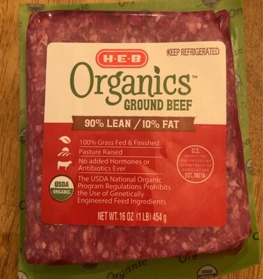 90% Lean/10% Fat Ground Beef