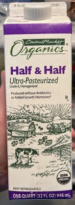 H-E-B Central Market, Organics Half & Half