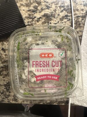 White Chopped Onion & Cilantro, White