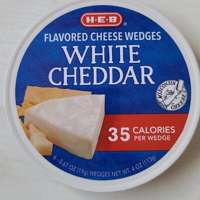 White Cheddar Cheese Wedges, White Cheddar