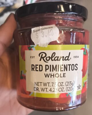 Roland, Sweet & Peeled Red Pimientos