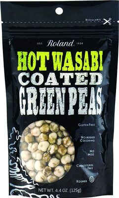 Hot Wasabi Coated Green Peas, Wasabi