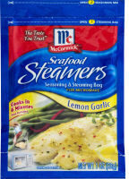 Lemon Garlic Seafood Steamers Seasoning & Steaming Bag, Lemon Garlic