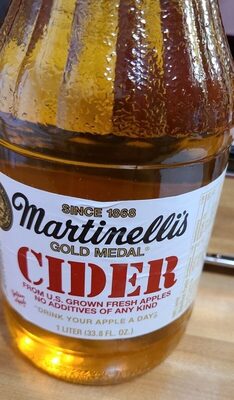 Martinelli's Gold Medal Cider, 33.8 Fl Oz