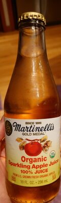 Organic Sparkling 100% Apple Juice, Apple