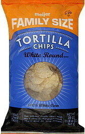 White Round Tortilla Chips, White Round
