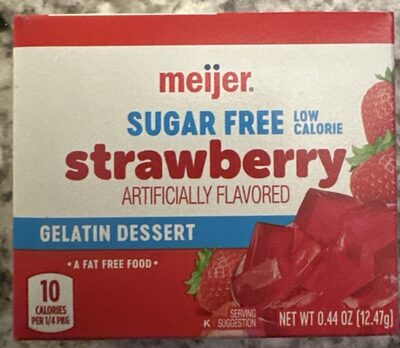 Strawberry Gelatin Dessert, Strawberry