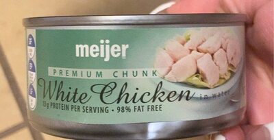 Chunk White Premium Chicken In Water, Chunk White In Water