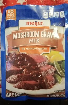 Mushroom Gravy Mix, Mushroom