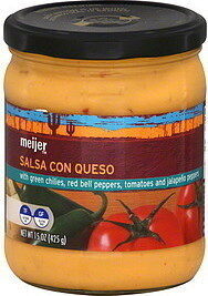 Medium Salsa Con Queso, Medium Con Queso
